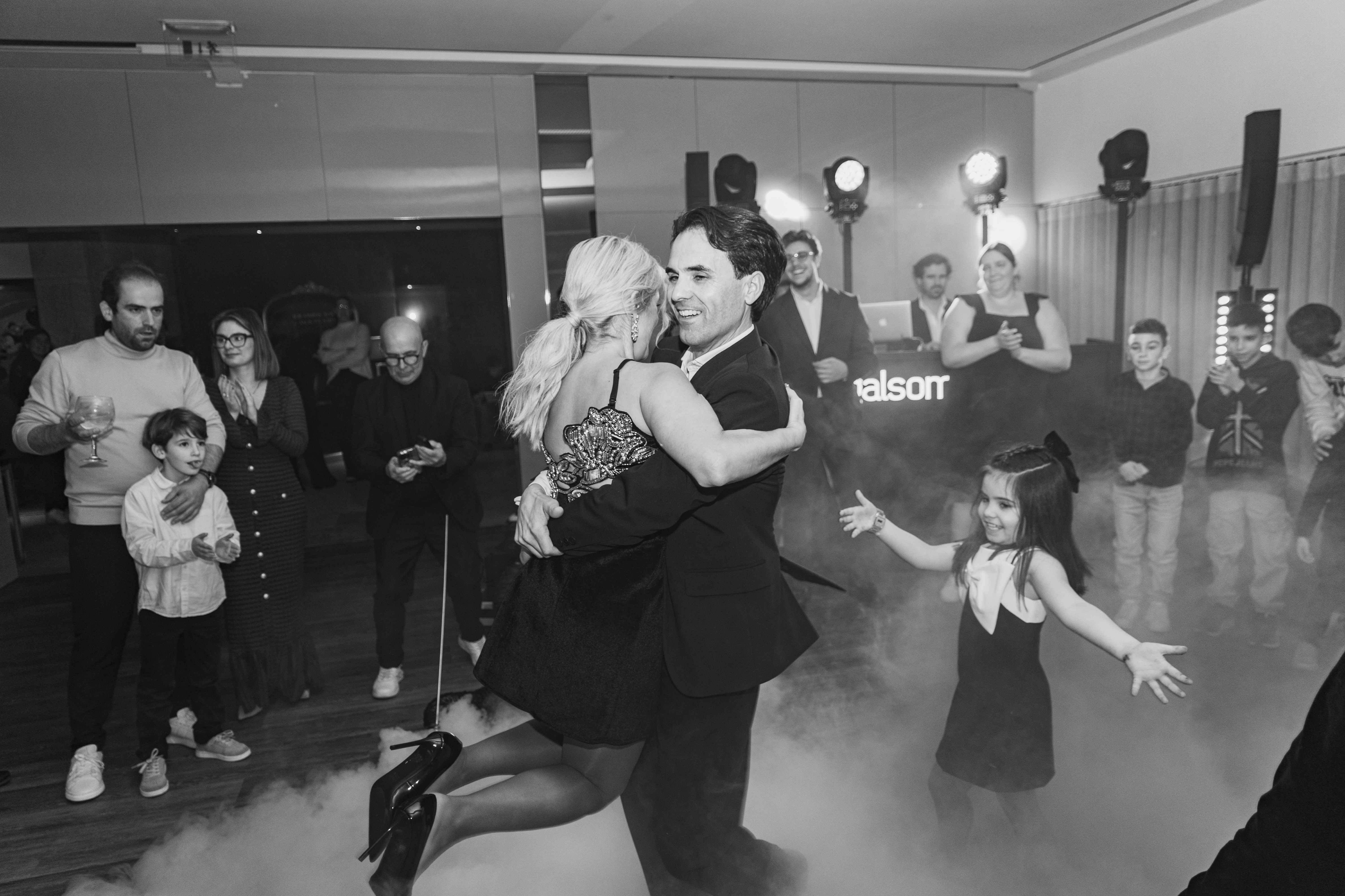 Danca em evento formal