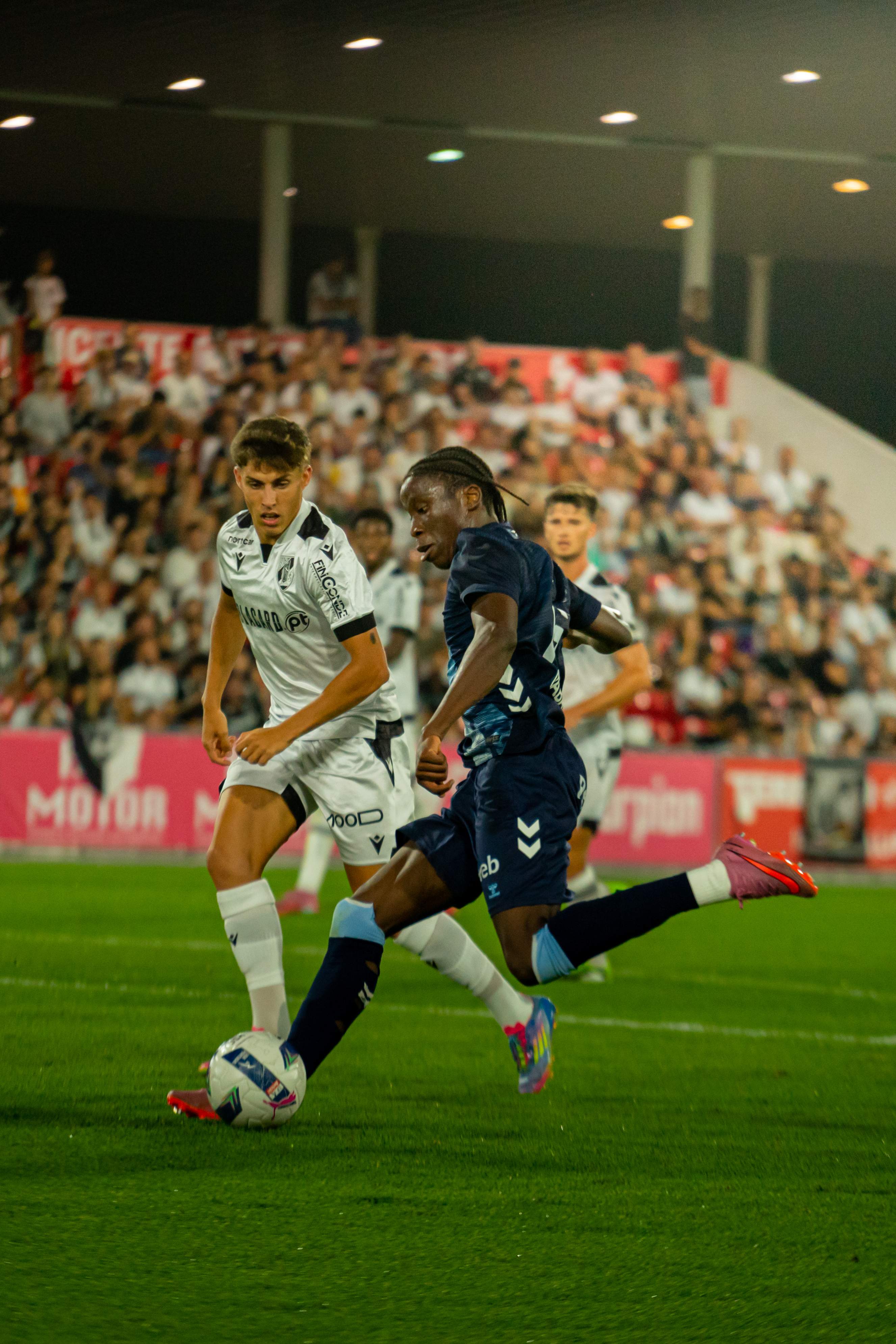 Football match action