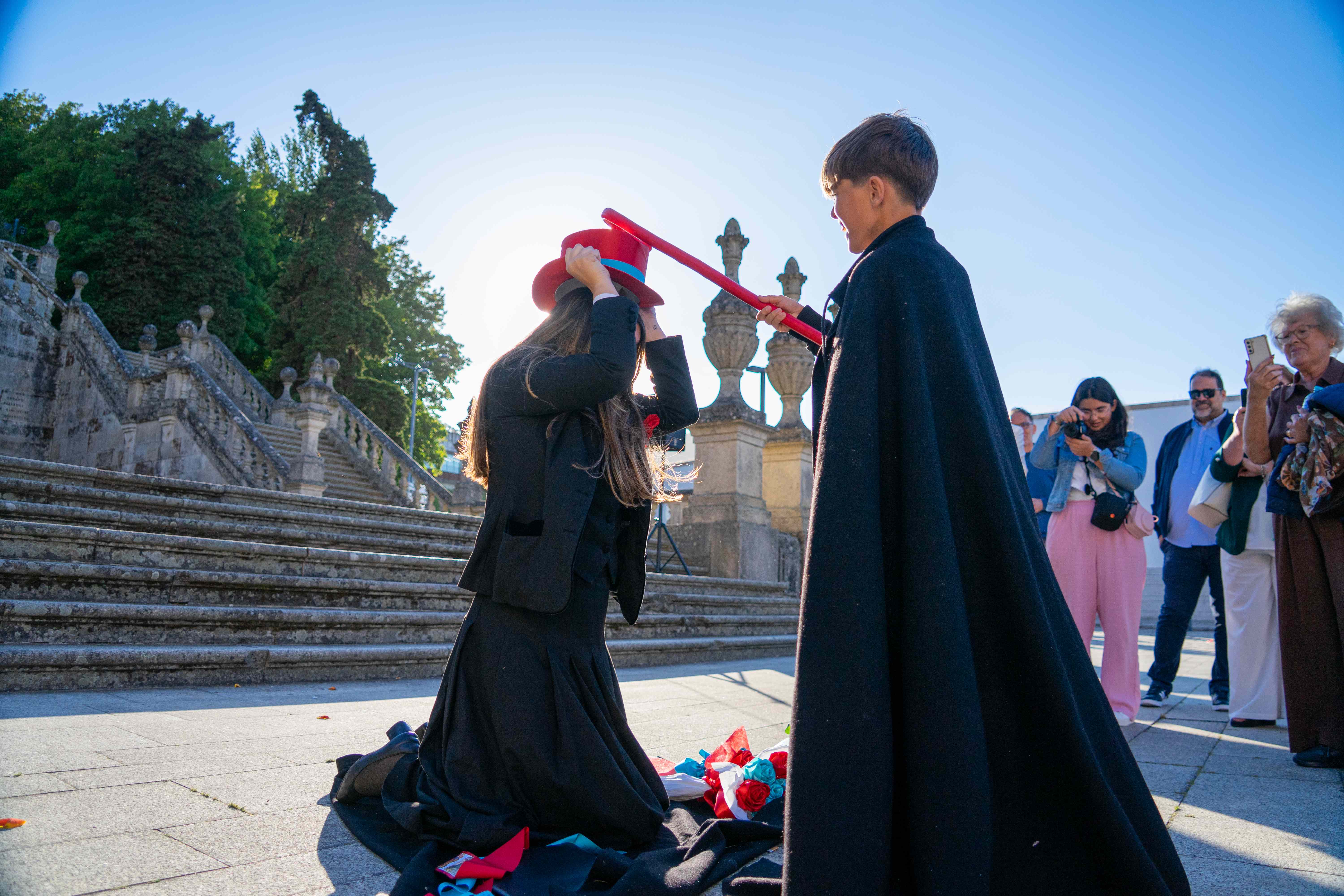 Ritual do chapeu na praxe